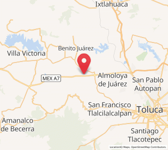Map of Paredón Ejido, México