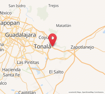 Map of Paseo de las Cañadas, Jalisco