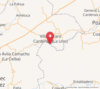 Map of Paso de Coyutla, Veracruz