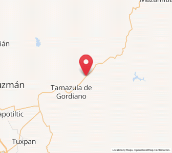 Map of Paso de Ganado, Jalisco