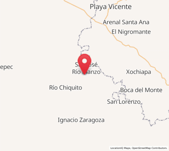 Map of Paso de San Jacobo, Oaxaca
