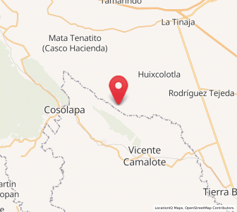 Map of Paso Nuevo, Veracruz