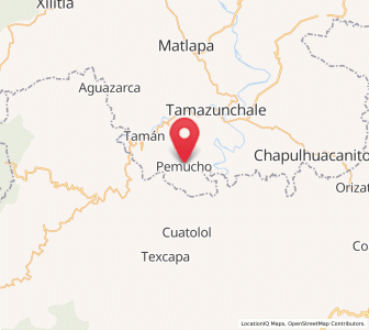 Map of Pemucho, San Luis Potosí