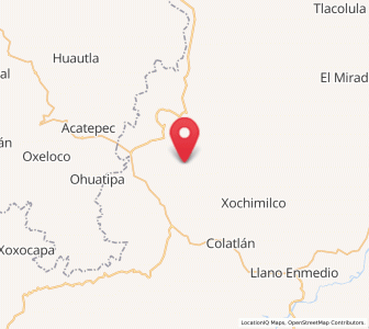 Map of Pemuxtitla, Veracruz