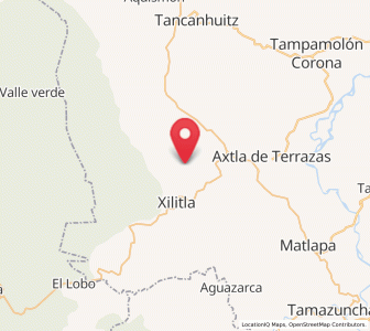 Map of Peña Blanca, San Luis Potosí