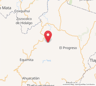 Map of Pepexta, Puebla