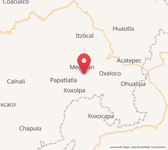Map of Pepeyocatitla, Hidalgo