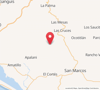 Map of Piedra Blanca, Guerrero
