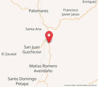 Map of Piedra Blanca, Oaxaca