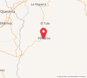 Map of Pihuamo, Jalisco
