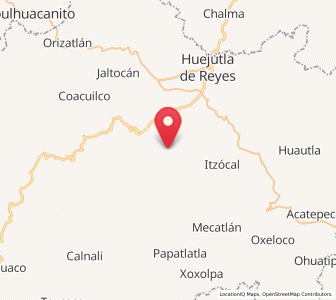 Map of Pilchatipa, Hidalgo