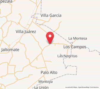 Map of Pilotos, Aguascalientes