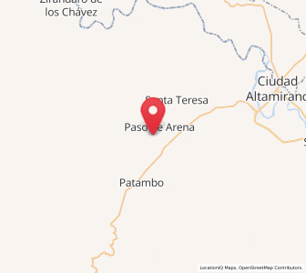 Map of Pineda, Guerrero
