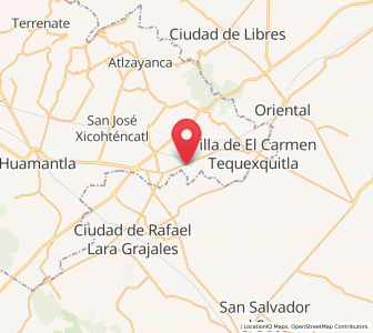 Map of Plan de Ayala, Tlaxcala
