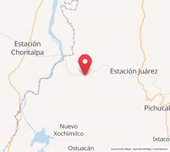Map of Platanar Abajo 1ra. Sección (La Crimea), Chiapas