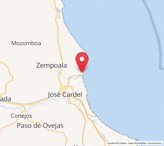 Map of Playa de Chachalacas, Veracruz