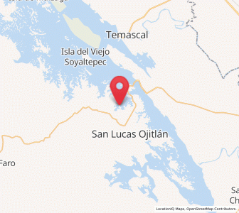 Map of Playa de Soyaltepec, Oaxaca