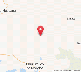 Map of Poturo, Michoacán