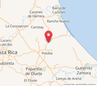 Map of Poza Verde, Veracruz