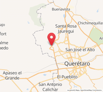 Map of Praga, Querétaro