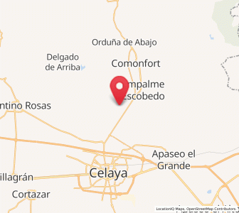 Map of Presa Blanca, Guanajuato