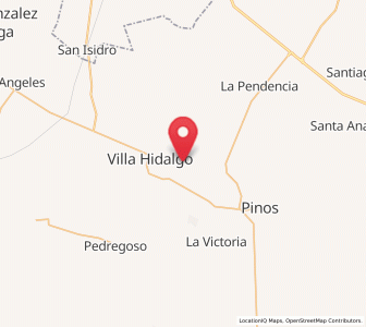 Map of Presa de Valenzuela, Zacatecas