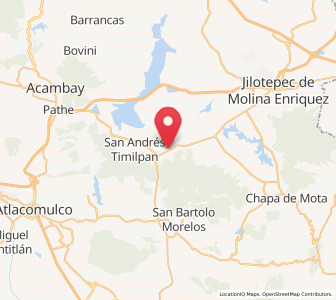 Map of Primera Manzana del Pueblo de Rincón de Bucio, México