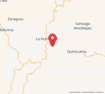Map of Pueblo Viejo, Oaxaca