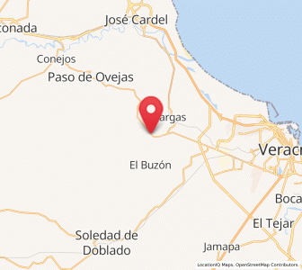 Map of Puente Jula, Veracruz