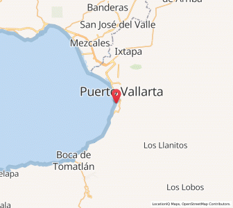 Map of Puerto Vallarta, Jalisco