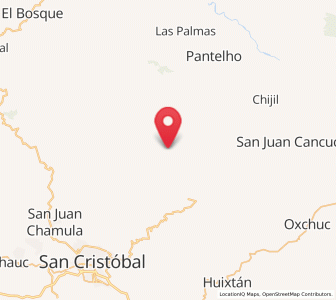 Map of Pulumsibac, Chiapas