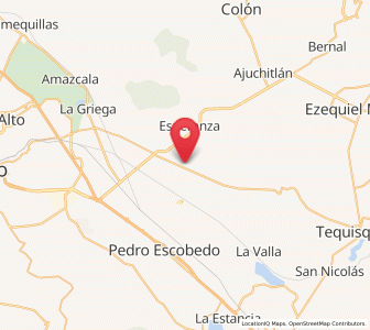 Map of Purísima de Cubos (La Purísima), Querétaro