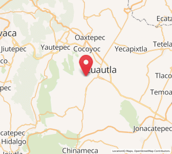 Map of Puxtla, Morelos