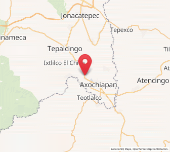 Map of Quebrantadero, Morelos