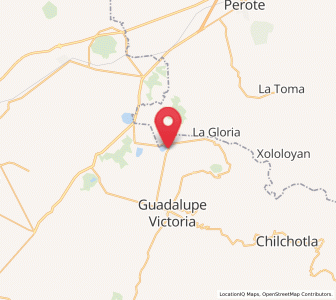 Map of Quechulac, Puebla