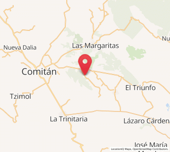 Map of Quistajito, Chiapas