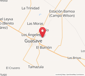Map of Ranchito de Castro, Sinaloa