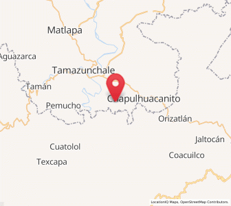 Map of Rancho Nuevo, San Luis Potosí