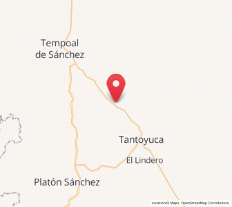 Map of Rancho Nuevo, Veracruz