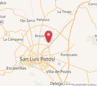 Map of Rancho Nuevo, San Luis Potosí