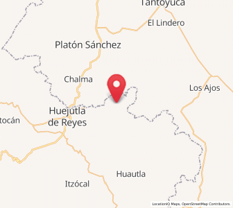 Map of Rancho Viejo, Hidalgo