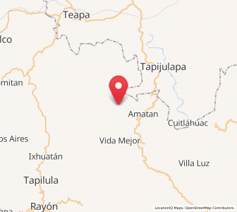 Map of Reforma y Planada, Chiapas