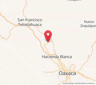 Map of Reyes Etla, Oaxaca