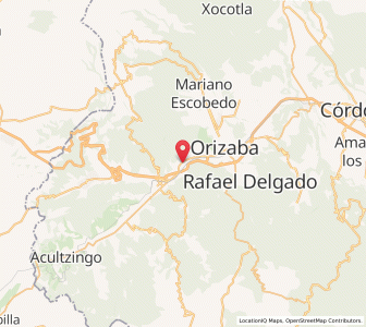 Map of Río Blanco, Veracruz