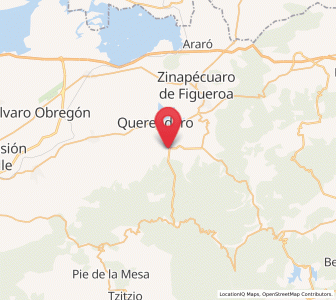 Map of Río de Parras (Otzumatlán), Michoacán