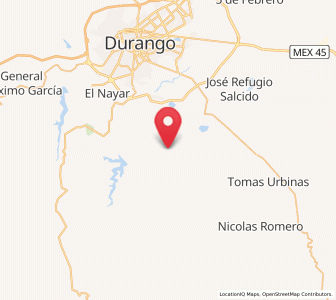 Map of Río Escondido (La Loma), Durango