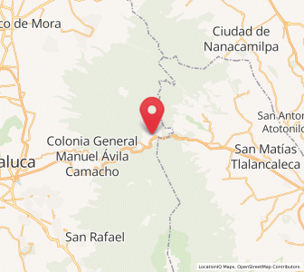 Map of Río Frío de Juárez, México