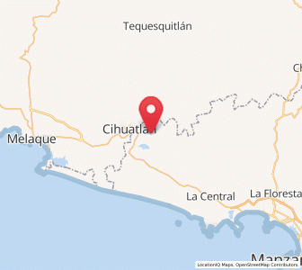 Map of Río Marabasco, Colima