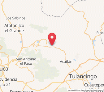 Map of Río Seco Puente de Doria, Hidalgo