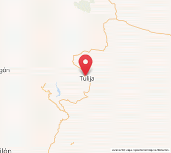 Map of Río Tulija, Chiapas